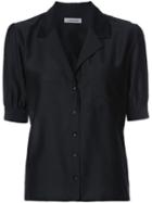 Anine Bing - Safari Style Blouse - Women - Silk/cotton - M, Black, Silk/cotton