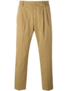 Dondup Raynold Trousers, Men's, Size: 48, Brown, Cotton/spandex/elastane