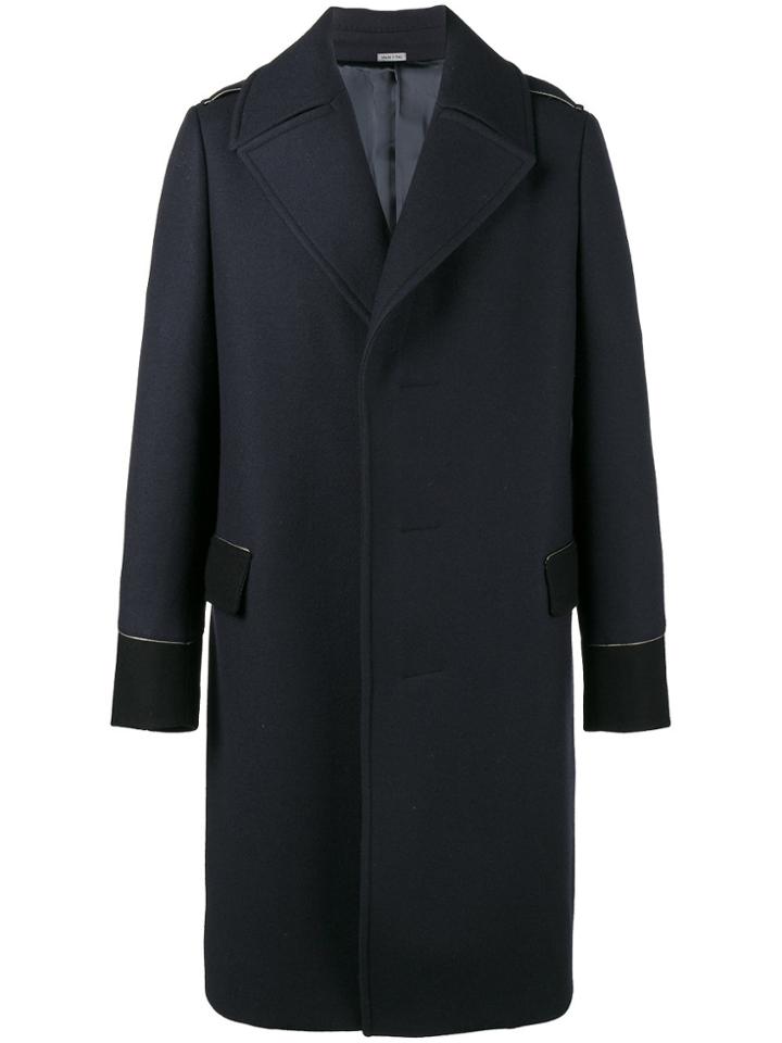 Lanvin Single Breasted Coat - Blue