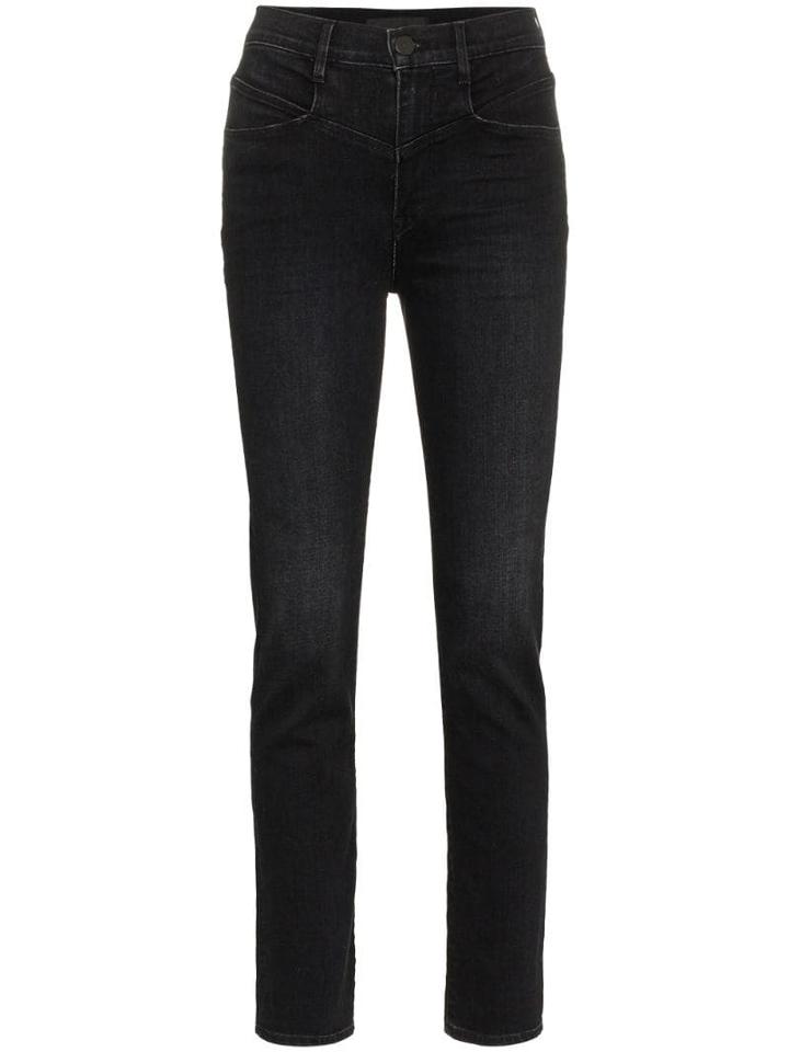 3x1 Jesse Higher Ground Straight Skinny Jeans - Black