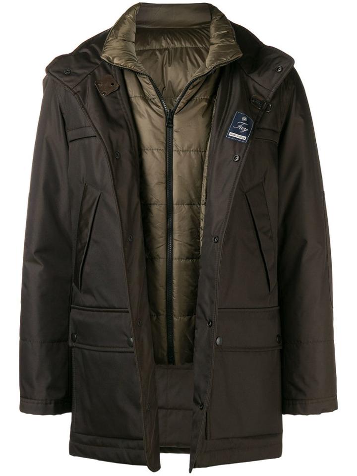 Fay Fay Nam36370190qas S806 Green - Brown