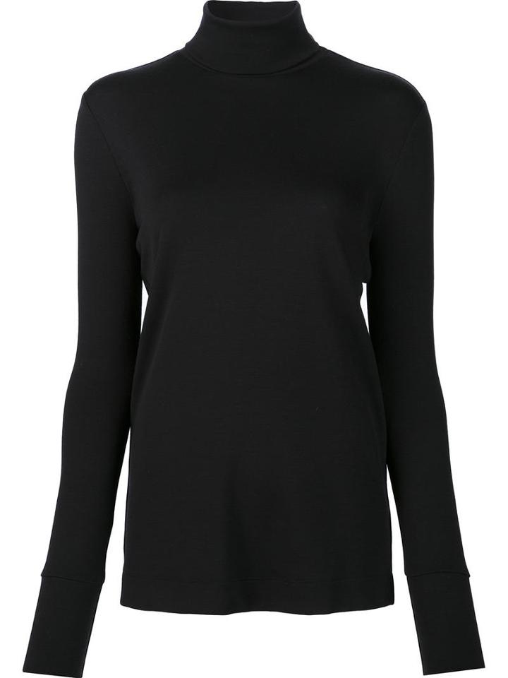 Veronique Branquinho Roll Neck Jumper, Women's, Size: 42, Black, Wool/spandex/elastane