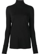 Veronique Branquinho Roll Neck Jumper, Women's, Size: 42, Black, Wool/spandex/elastane