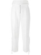 Iro - Collins Trousers - Women - Cotton/viscose - 40, White, Cotton/viscose