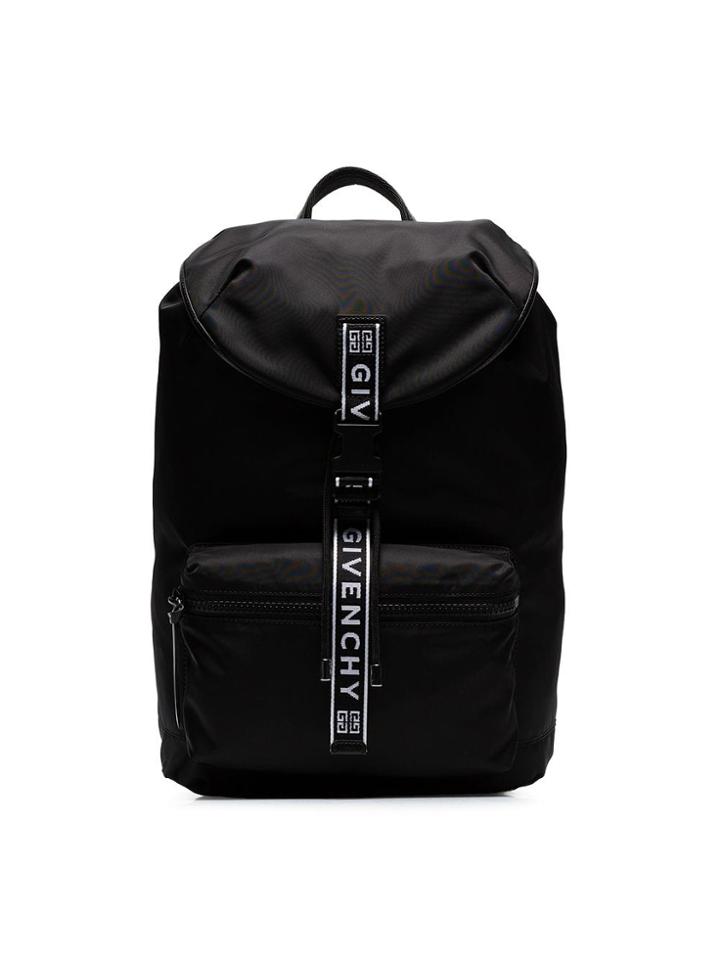 Givenchy Black And White 4 G Packaway Large Backpack