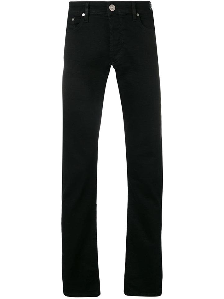 Versace Jeans Couture Slim Fit Trousers - Black