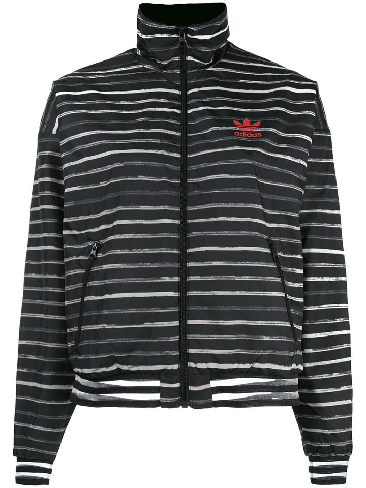 Adidas Windbreaker Track Jacket, Women's, Size: 40, Black, Polyester