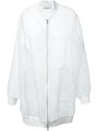 Wanda Nylon Back Detail Sheer Oversize Coat