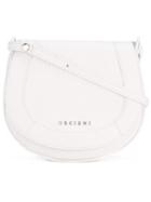 Orciani - Cross Body Satchel - Women - Cotton/leather - One Size, White, Cotton/leather