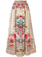 Camilla Embroidered Maxi Skirt - White