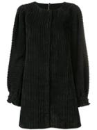 Dolce & Gabbana Vintage Ribbed Longsleeved Dress - Black