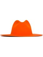 Études Felt Hat, Men's, Size: 58, Yellow/orange, Leather/wool Felt