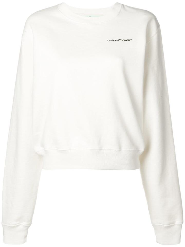Off-white Printed Sweatshirt - Neutrals