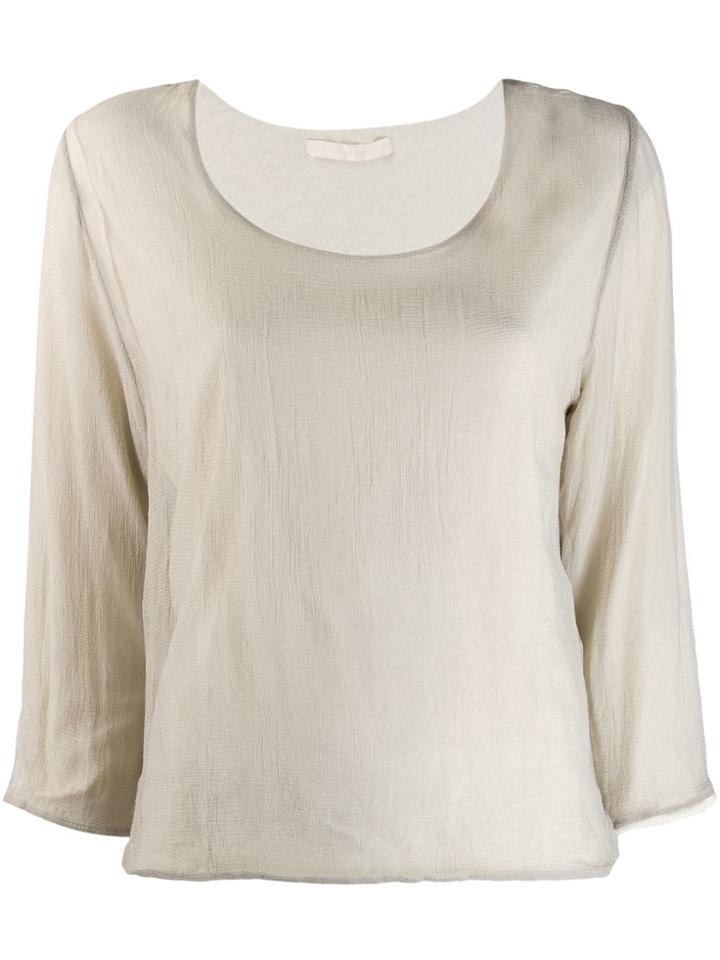 Elsa Esturgie Relaxed-fit Blouse - Grey