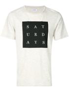 Saturdays Nyc Logo Patch T-shirt - Nude & Neutrals