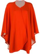 Philo-sofie Cashmere Poncho - Yellow & Orange