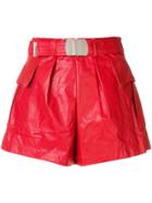 Philosophy Di Lorenzo Serafini High Waisted Shorts - Red
