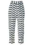 Neil Barrett Printed Cropped Trousers