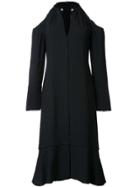 Proenza Schouler Cold Shoulder Midi Dress - Black
