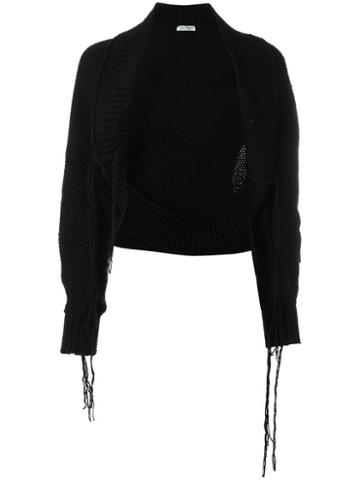 Comme Des Garçons Pre-owned Robe De Chambre Loose Threads Bolero -