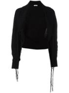 Comme Des Garçons Pre-owned Robe De Chambre Loose Threads Bolero -