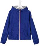 Moncler Kids - Zipped Jacket - Kids - Cotton/polyamide - 14 Yrs, Boy's, Blue