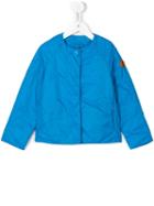 Save The Duck Kids Buttoned Jacket, Girl's, Size: 10 Yrs, Blue