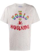 Nasaseasons Rainbow Logo Print T-shirt - White