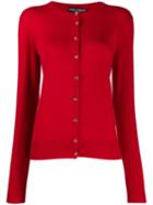 Dolce & Gabbana Logo Button Up Cardigan - Red