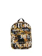 Versace Jeans Couture Logo Print Backpack - Yellow