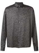 Robert Geller - Leopard Print Shirt - Men - Cotton - 48, Grey, Cotton