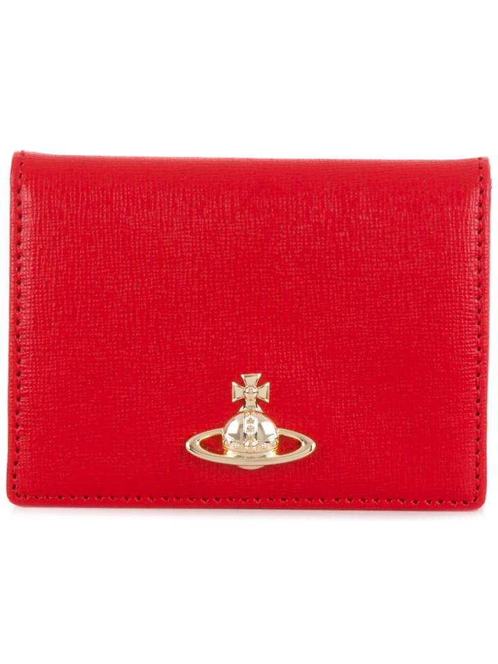 Vivienne Westwood Logo Plaque Card Holder - Red