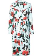 Alice+olivia Structured Floral Coat - Blue
