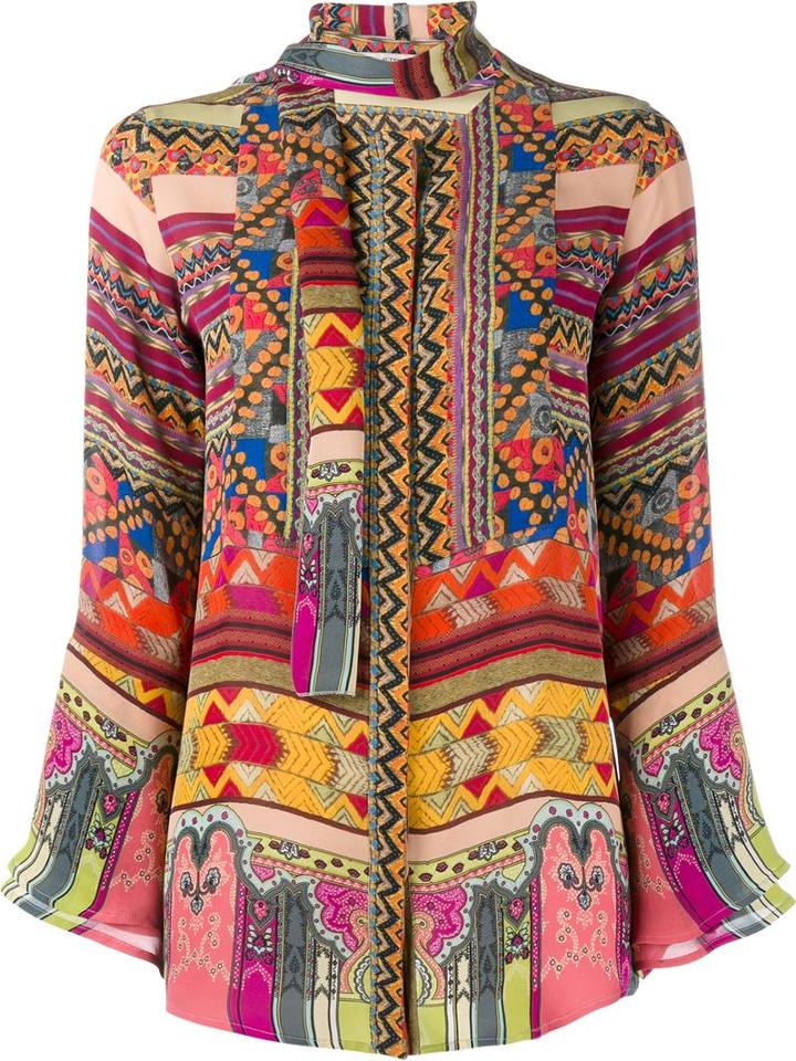 Etro Printed Blouse, Women's, Size: 40, Silk