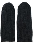 Isabel Marant - Ribbed Cashmere Gloves - Women - Cashmere - One Size, Grey, Cashmere