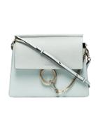 Chloé Grey Faye Leather Shoulder Bag