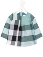 Burberry Kids - Checked Top - Kids - Cotton - 36 Mth, Green