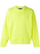 Amen Crew Neck Sweatshirt, Men's, Size: 50, Yellow/orange, Cotton