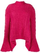 Stella Mccartney Bell Sleeved Jumper - Pink