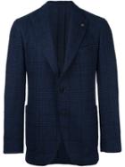 Gabriele Pasini Two Button Blazer, Men's, Size: 50, Blue, Nylon/viscose/mohair/alpaca