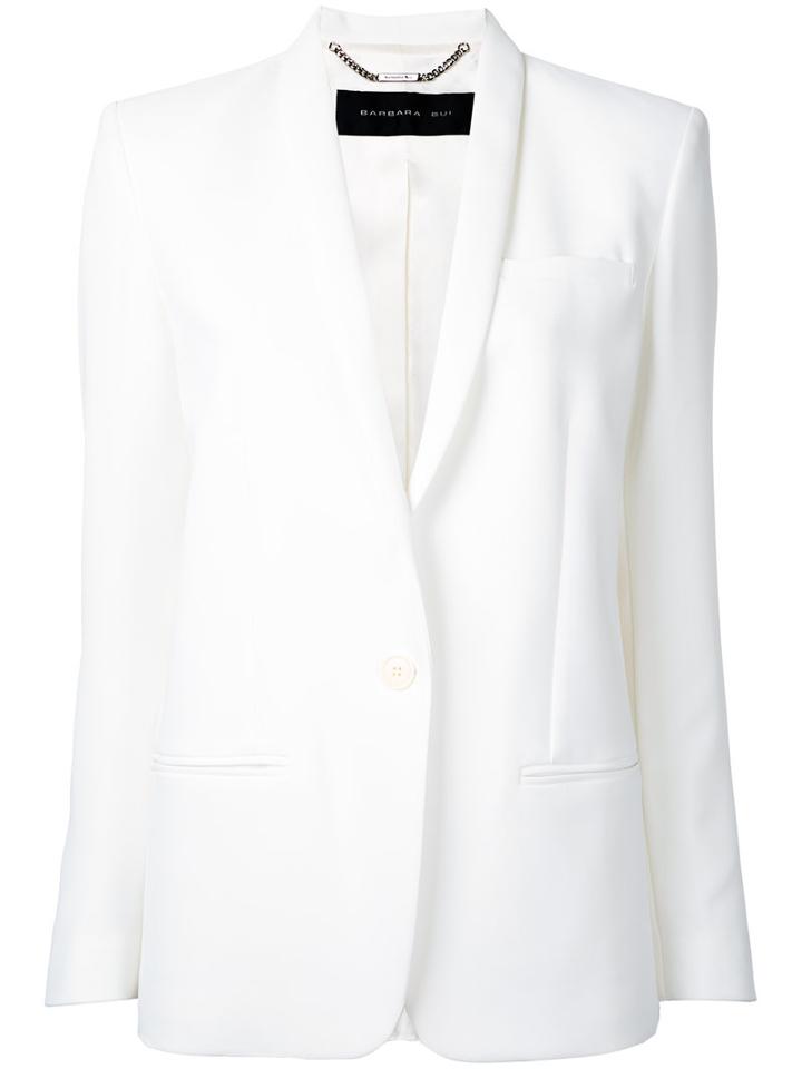 Barbara Bui - Shawl Lapel Blazer - Women - Polyester - 36, White, Polyester