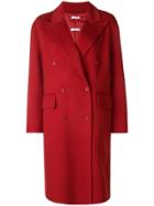 P.a.r.o.s.h. Double Breasted Coat - Red