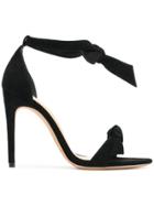 Alexandre Birman Tie Front Sandals - Black
