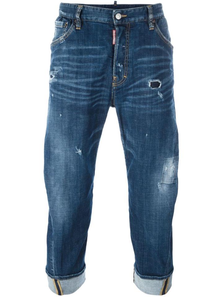 Dsquared2 'workwear' Jeans, Men's, Size: 44, Blue, Cotton/spandex/elastane