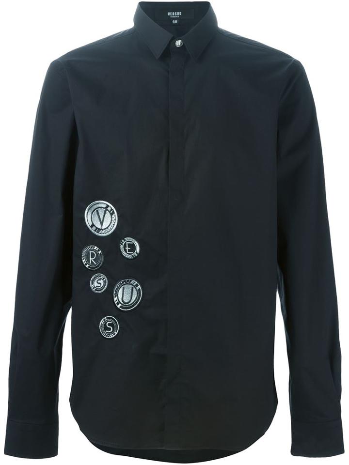 Versus Logo Embroidered Shirt