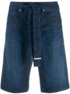 Cambio Straight-leg Denim Shorts - Blue