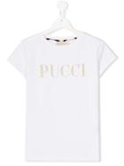 Emilio Pucci Junior Teen Logo T-shirt - White