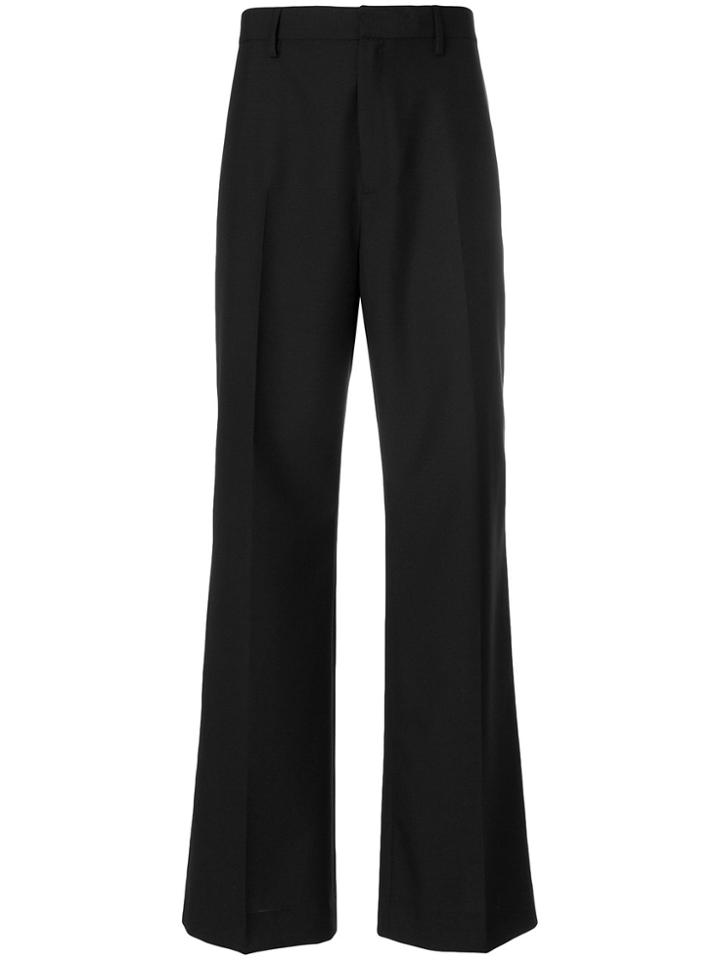 Hope Creased Wide-leg Trousers - Black
