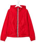 Moncler Kids Teen Fronsac Hooded Jacket - Red