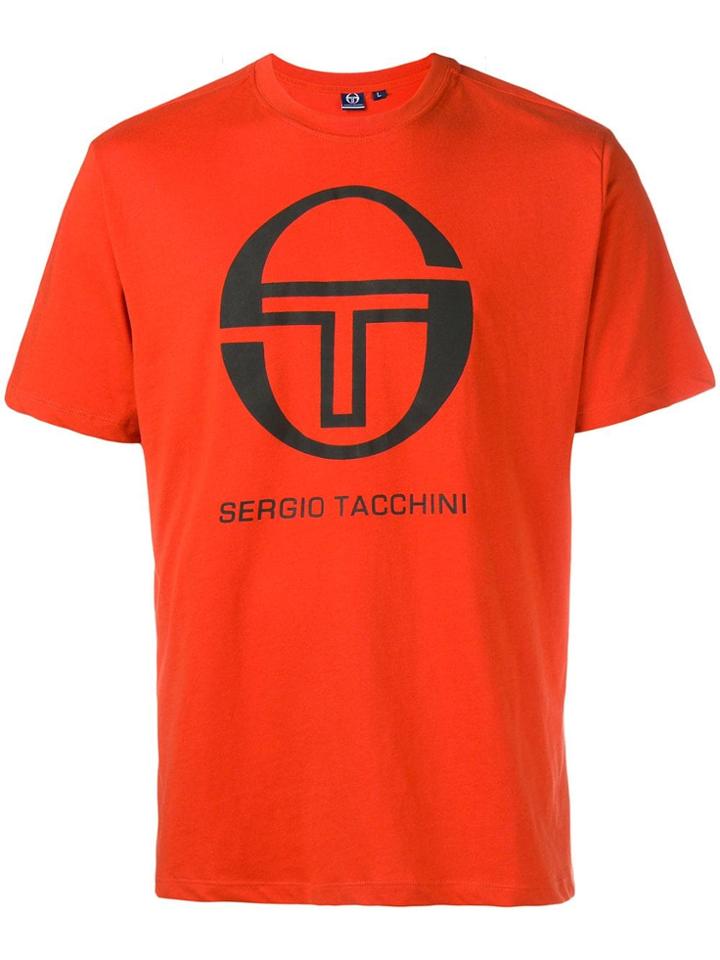 Sergio Tacchini Logo T-shirt - Yellow & Orange